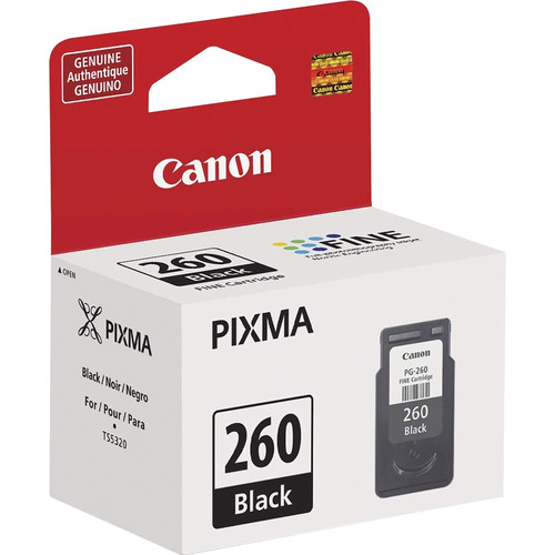 Canon PG-260 Original Inkjet Ink Cartridge - Black - 1 Each - Inkjet - 1 Each (CNMPG260)