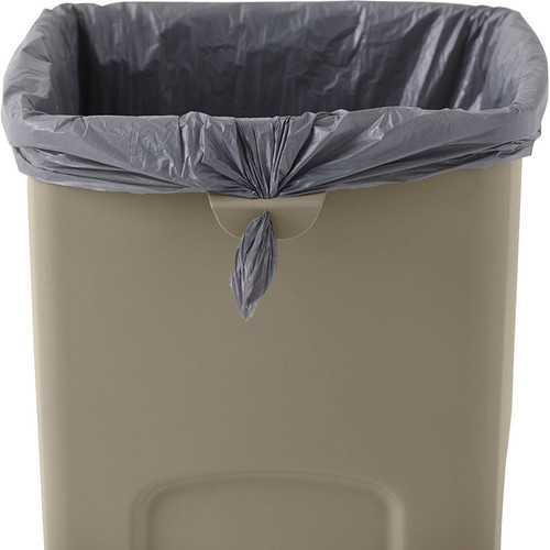 Rubbermaid Commercial Untouchable Square Container - 23 gal Capacity - Square - Durable, Crack - x (RCP356988BGCT)