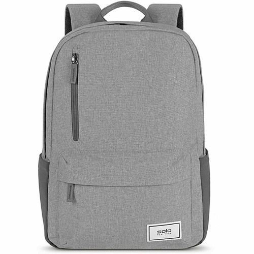 Solo Re:cover Carrying Case (Backpack) for 15.6" Notebook - Gray - Bump Resistant, Damage Resistant (USLUBN76110)