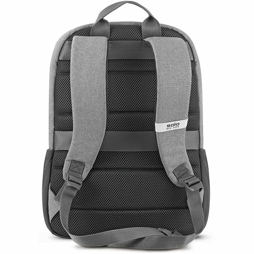 Solo Re:cover Carrying Case (Backpack) for 15.6" Notebook - Gray - Bump Resistant, Damage Resistant (USLUBN76110)
