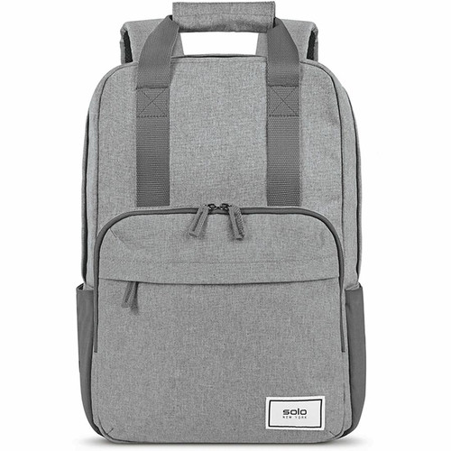 Solo Re:claim Carrying Case (Backpack) for 15.6" Notebook - Gray - Bump Resistant, Damage Resistant (USLUBN76010)