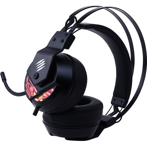 Mad Catz The Authentic F.R.E.Q. 4 Gaming Headset, Black - Stereo - USB - Wired - Over-the-head - - (MDCAF13C2INBL00)