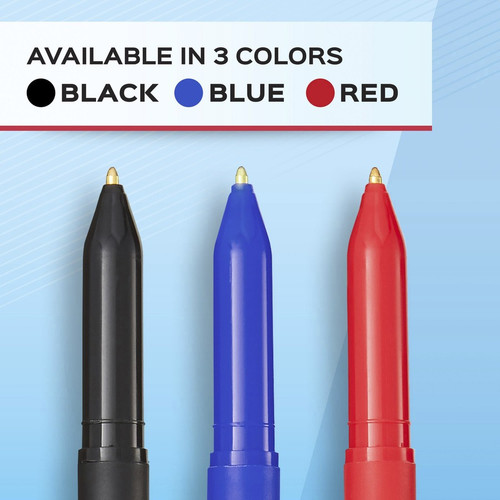 Paper Mate Write Bros. Ballpoint Stick Pens - Medium Pen Point - Black - Black Barrel - 1 Dozen (PAP3331131C)