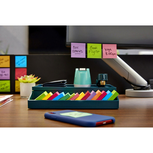 Post-it Super Sticky Notes - Energy Boost Color Collection - 2" x 2" - Square - 90 Sheets per (MMM62218SSAUC)