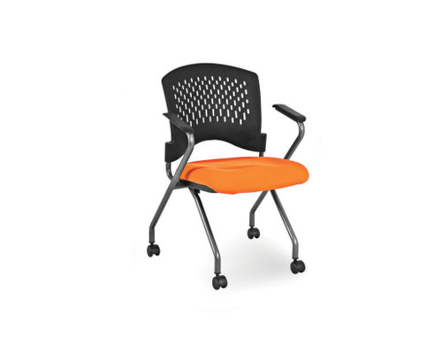 Agenda Nesting Arm Chair Plastic Back - 24.5"W x 23.5"D x 34"H (MOS3294T)