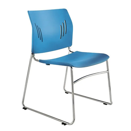 Agenda Breakroom Chair Chrome Frame - 21"W x 22.75"D x 32.25"H  (MOS3080)