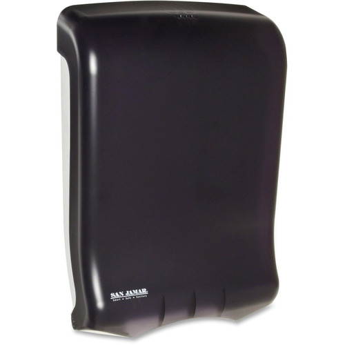 San Jamar Large Capacity Multifold Towel Dispenser - Multifold, C Fold Dispenser - 750 x Towel 450 (SJMT1700TBK)