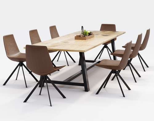 Zoso Chair - 19.7"W x 22"D x 32.7"H (KFI6700)