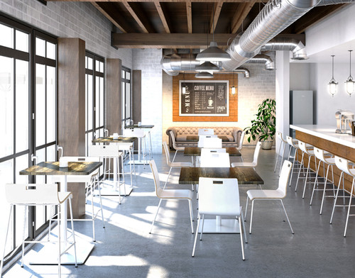 Jive Stool 30" - 20.5"W x 21"D x 46"H (KFIBR9222)