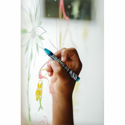 Prang Decor Glass Crayons - Assorted - 10 / Set (DIX74010)