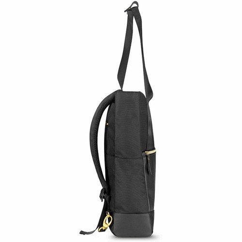 Solo PARKER Carrying Case (Tote) for 15.6" Notebook - Classic Black, Gold - Polyster Body - Strap, (USLEXE8014)