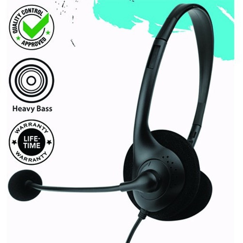 Maxell HP-BPB 199317 Headset - Stereo - Binaural - Black (MAX199317)