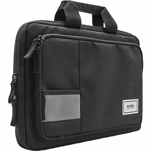 Solo Carrying Case for 13.3" Chromebook, Notebook - Black - Drop Resistant, Bacterial Resistant, - (USLPRO1514)