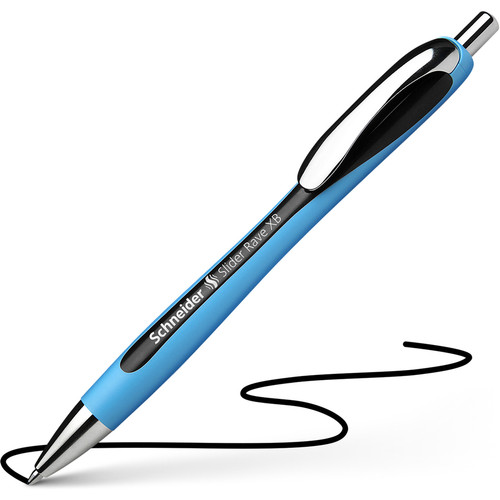 Schneider Slider Rave XB Ballpoint Pen - Extra Broad Pen Point - 1.4 mm Pen Point Size - - Black - (RED132501)