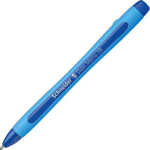 Schneider Slider Memo XB Ballpoint Pen - Extra Broad Pen Point - 1.4 mm Pen Point Size - Blue - - - (RED150203)