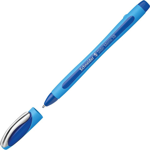 Schneider Slider Memo XB Ballpoint Pen - Extra Broad Pen Point - 1.4 mm Pen Point Size - Blue - - - (RED150203)