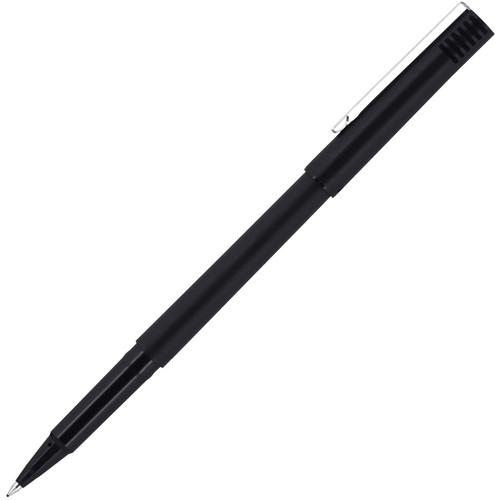 uniball Roller Rollerball Pen - Micro Pen Point - 0.5 mm Pen Point Size - Black Liquid Ink - (UBC1921065)