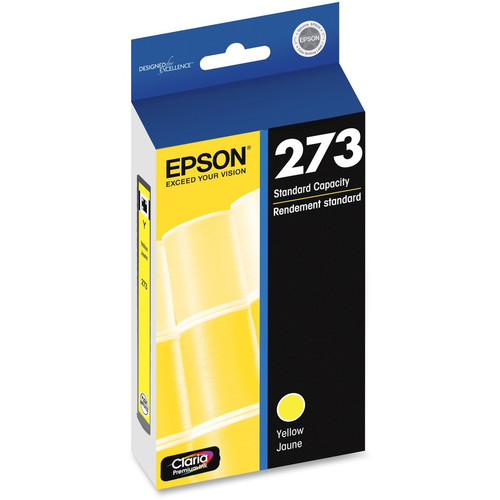 Epson Claria 273 Original Standard Yield Inkjet Ink Cartridge - Yellow - 1 Each - Inkjet - Standard (EPST273420S)