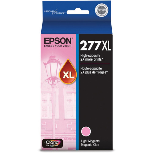 Epson Claria 277XL Original High Yield Ink Cartridge - Light Magenta - 1 Each - High Yield - 1 Each (EPST277XL620S)