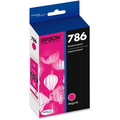 Epson DURABrite Ultra 786 Original Inkjet Ink Cartridge - Magenta - 1 Each - Inkjet - 1 Each (EPST786320S)