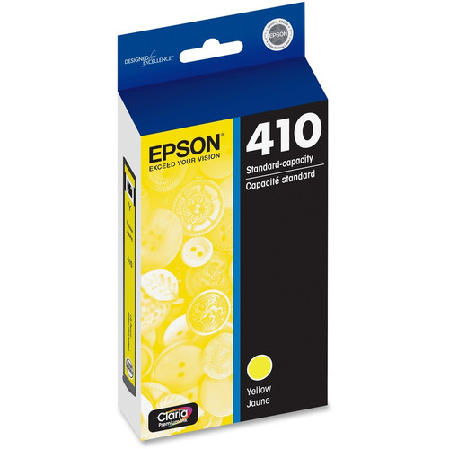 Epson Claria 410 Original Standard Yield Inkjet Ink Cartridge - Yellow - 1 Each - 300 Pages (EPST410420S)