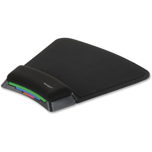Kensington SmartFit Mouse Pad - 10.38" x 10.25" Dimension - Black - Gel, Fabric - 1 Pack (KMW55793)