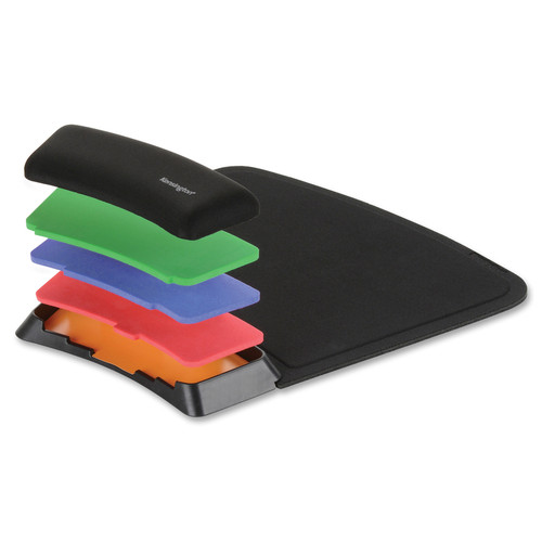 Kensington SmartFit Mouse Pad - 10.38" x 10.25" Dimension - Black - Gel, Fabric - 1 Pack (KMW55793)
