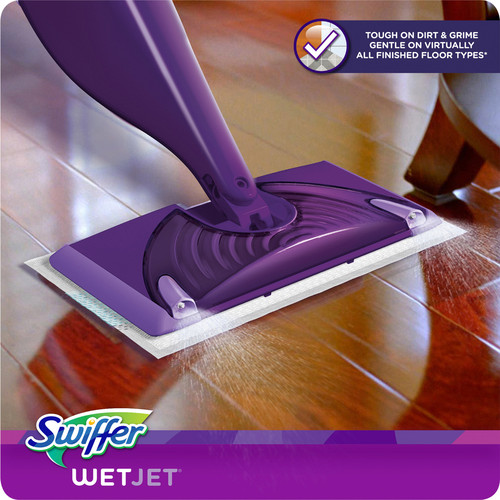 Swiffer WetJet Mopping Kit - Reinforced, Swivel Head - 1 / Kit - Purple (PGC92811)