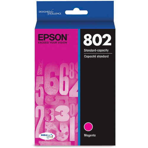 Epson DURABrite Ultra 802 Original Inkjet Ink Cartridge - Magenta - 1 Each - Inkjet - 1 Each (EPST802320S)
