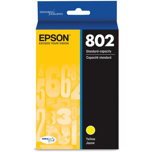 Epson DURABrite Ultra 802 Original Inkjet Ink Cartridge - Yellow - 1 Each - Inkjet - 1 Each (EPST802420S)
