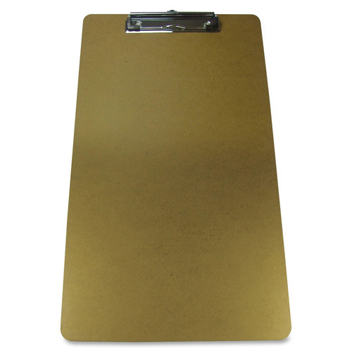 Business Source Legal-size Clipboard - 8 1/2" x 14" - Hardboard - Brown - 3 / Pack (BSN16519)