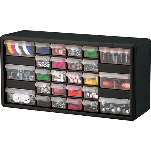 Akro-Mils 26-Drawer Plastic Storage Cabinet - 26 Compartment(s) - 10.3" Height x 20" Width x 6.4" - (AKM10126)