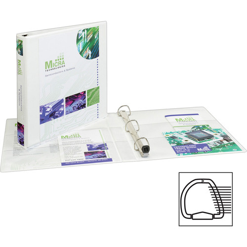 Avery Extra-Wide Heavy-Duty View Binder with One Touch EZD Rings - 1" Binder Capacity - Letter (AVE01318)