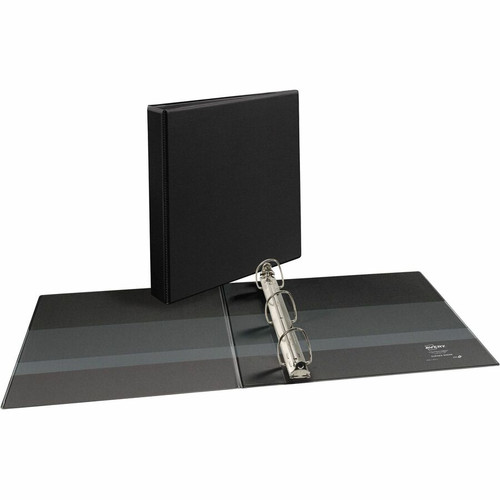 Avery Durable View Binder - EZD Rings - 1 1/2" Binder Capacity - Letter - 8 1/2" x 11" Sheet - (AVE09400)