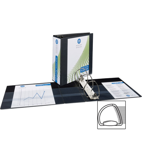 Avery Durable View Binder - EZD Rings - 4" Binder Capacity - Letter - 8 1/2" x 11" Sheet Size (AVE09800)