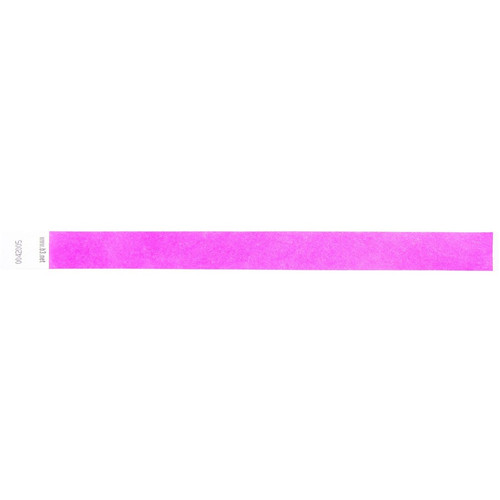 SICURIX Standard Dupont Tyvek Security Wristband - 100 / Pack - 0.8" Height x 10" Width Length - - (BAU85014)