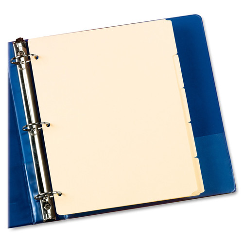 Oxford Ring Book Index Sheets - 5 x Divider(s) - Blank Tab(s) - 5 Tab(s)/Set - 8.5" Divider Width x (OXF13V)