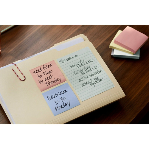 Post-it Notes Original Notepads - Sweet Sprinkles Color Collection - 1200 - 3" x 3" - Square - (MMM654RPA)
