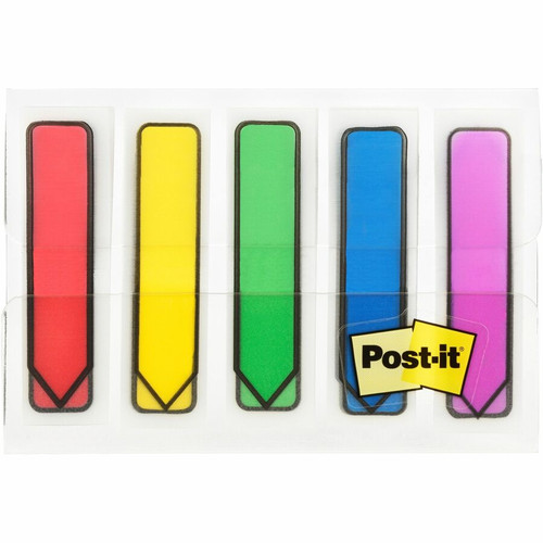 Post-it Arrow Flags in On-the-Go Dispenser - Bright Colors - 20 x Blue, 20 x Green, 20 x 20 x (MMM684ARR1)