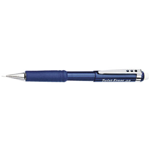 Pentel Twist-Erase III Mechanical Pencils - #2 Lead - 0.9 mm Lead Diameter - Refillable - Blue - 1 (PENQE519C)