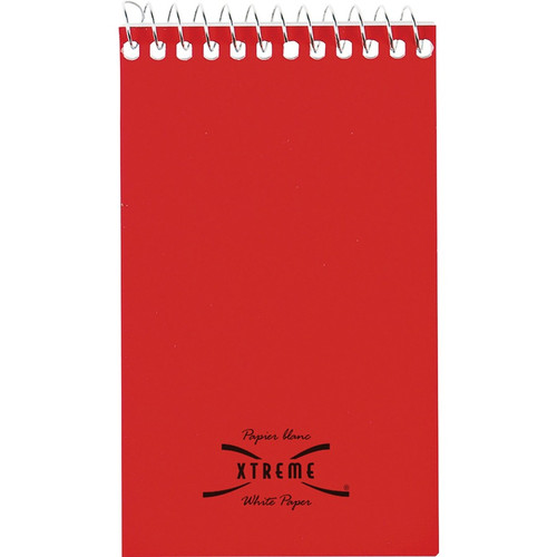 Rediform Wirebound Memo Notebooks - 60 Sheets - Wire Bound - 3" x 5" - White Paper - Assorted Cover (RED31120)