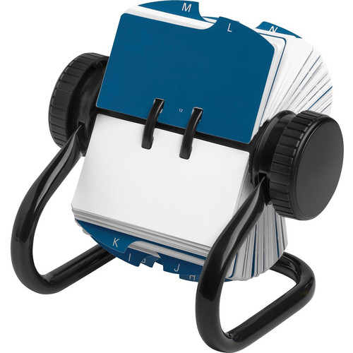 Rolodex Open Classic Rotary Files - 500 Card Capacity - For 2.25" x 4" Size Card - 24 A to Z Index (ROL66704)