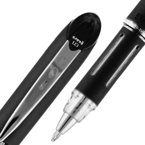 uni Jetstream Ballpoint Pens - Medium Pen Point - 1 mm Pen Point Size - Refillable - Black Ink (UBC33921)
