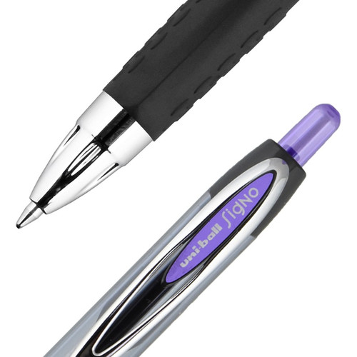 uniball 207 Gel Pen - Medium Pen Point - 0.7 mm Pen Point Size - Refillable - Retractable - (UBC70221)