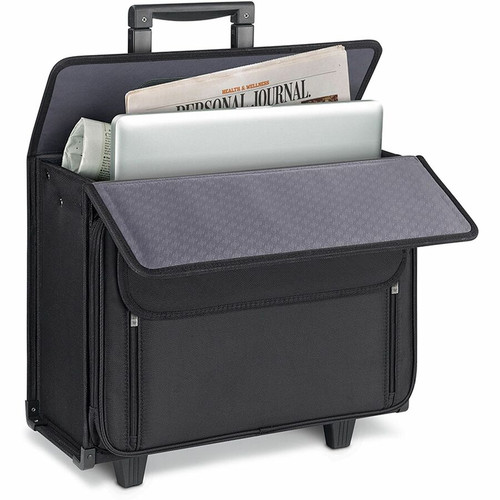 Solo Classic Carrying Case (Roller) for 15.4" to 17" Notebook - Black - Ballistic Poly, Polyester - (USLB1514)