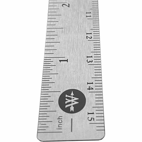 Westcott Stainless Steel Rulers - 6" Length 0.8" Width - 1/16, 1/32 Graduations - Metric, Imperial (ACM10414)