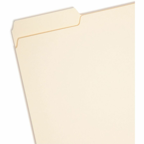 Smead 1/3 Tab Cut Letter Recycled Interior File Folder - 8 1/2" x 11" - 3/4" Expansion - Top Tab - (SMD10230)