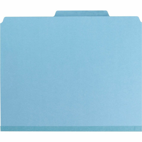 Smead SafeSHIELD 2/5 Tab Cut Letter Recycled Classification Folder - 8 1/2" x 11" - 2" Expansion - (SMD13730)