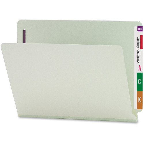 Smead Letter Recycled Fastener Folder - 8 1/2" x 11" - 1" Expansion - 2 x 2S Fastener(s) - 2" for - (SMD34705)