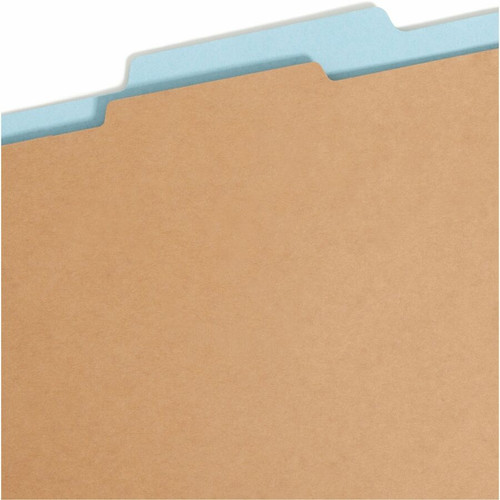 Smead 2/5 Tab Cut Letter Recycled Hanging Folder - 8 1/2" x 11" - 2" Expansion - 2 x 2S Fastener(s) (SMD65105)